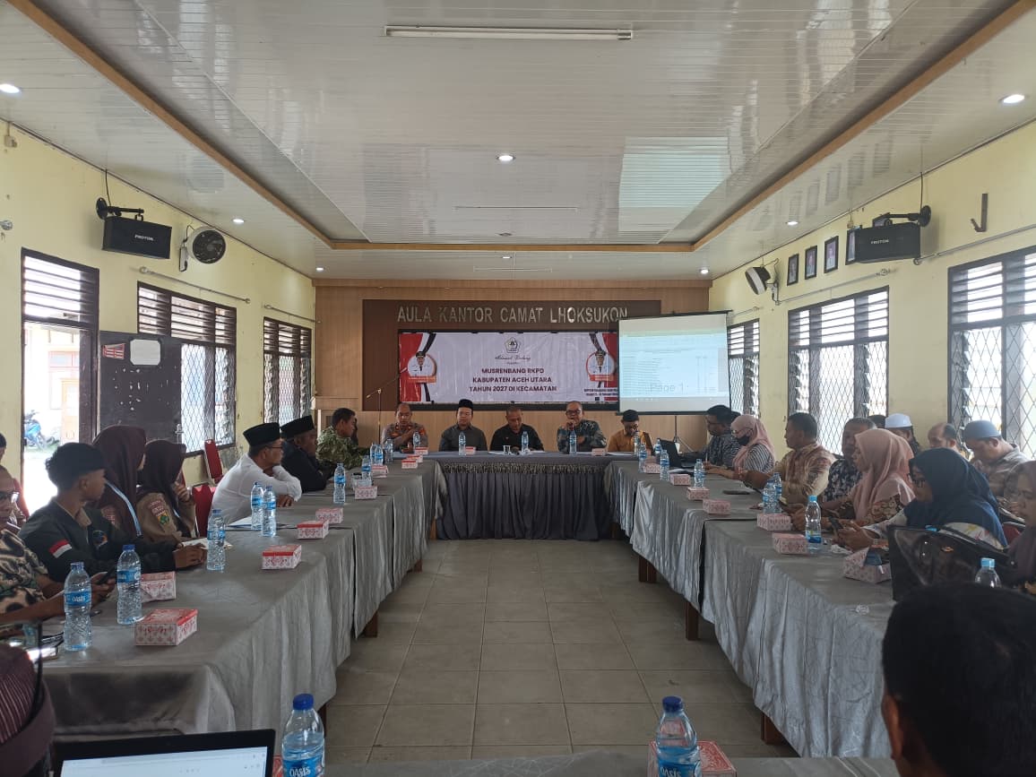 Musrembang Kecamatan, dalam rangka Penyusunan RKPD 2027 Kab. Aceh Utara 